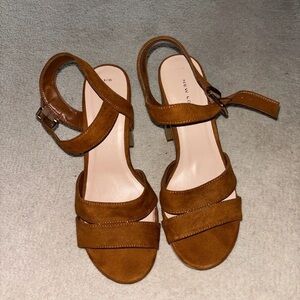 New Look Brown Suede Sandals